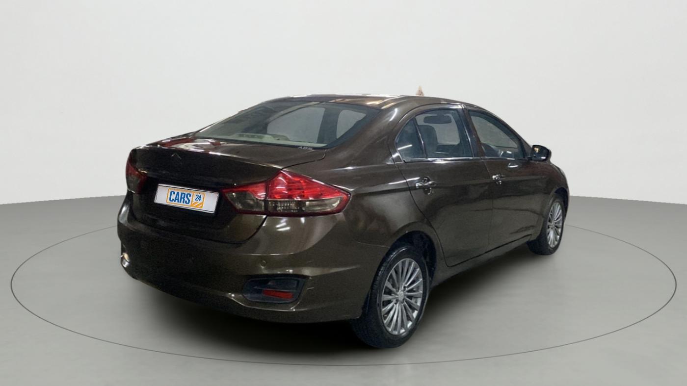 2015 Maruti Ciaz ZDI+, Diesel, Manual, 1,10,160 km, Right Back Diagonal