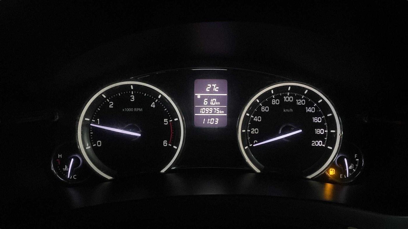 2015 Maruti Ciaz ZDI+, Diesel, Manual, 1,10,160 km, Odometer Image