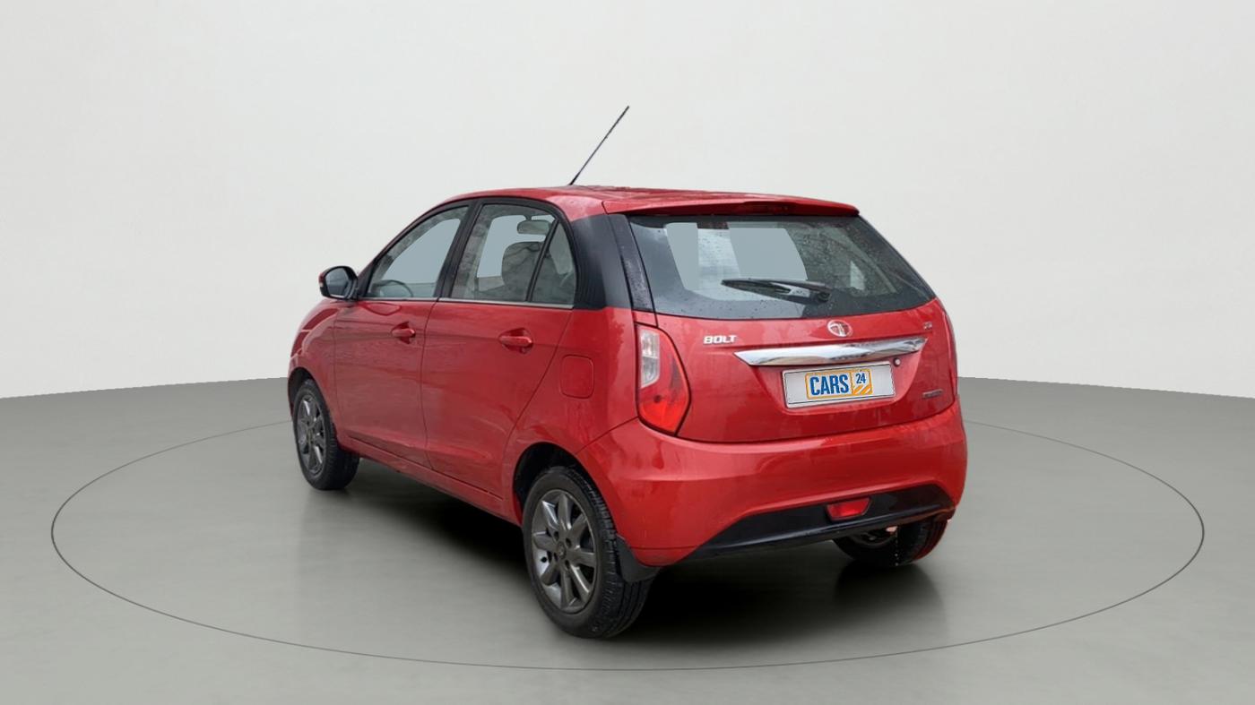 2015 Tata Bolt XT REVOTRON, Petrol, Manual, 1,24,731 km, Left Back Diagonal