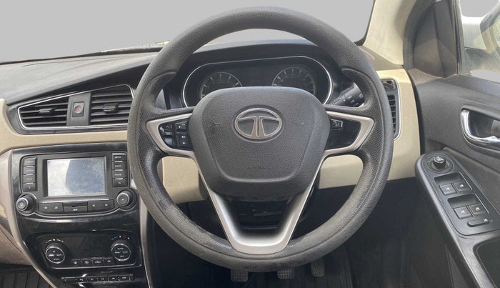 2017 Tata Zest XT PETROL, Petrol, Manual, 1,21,576 km, Steering Wheel Close Up