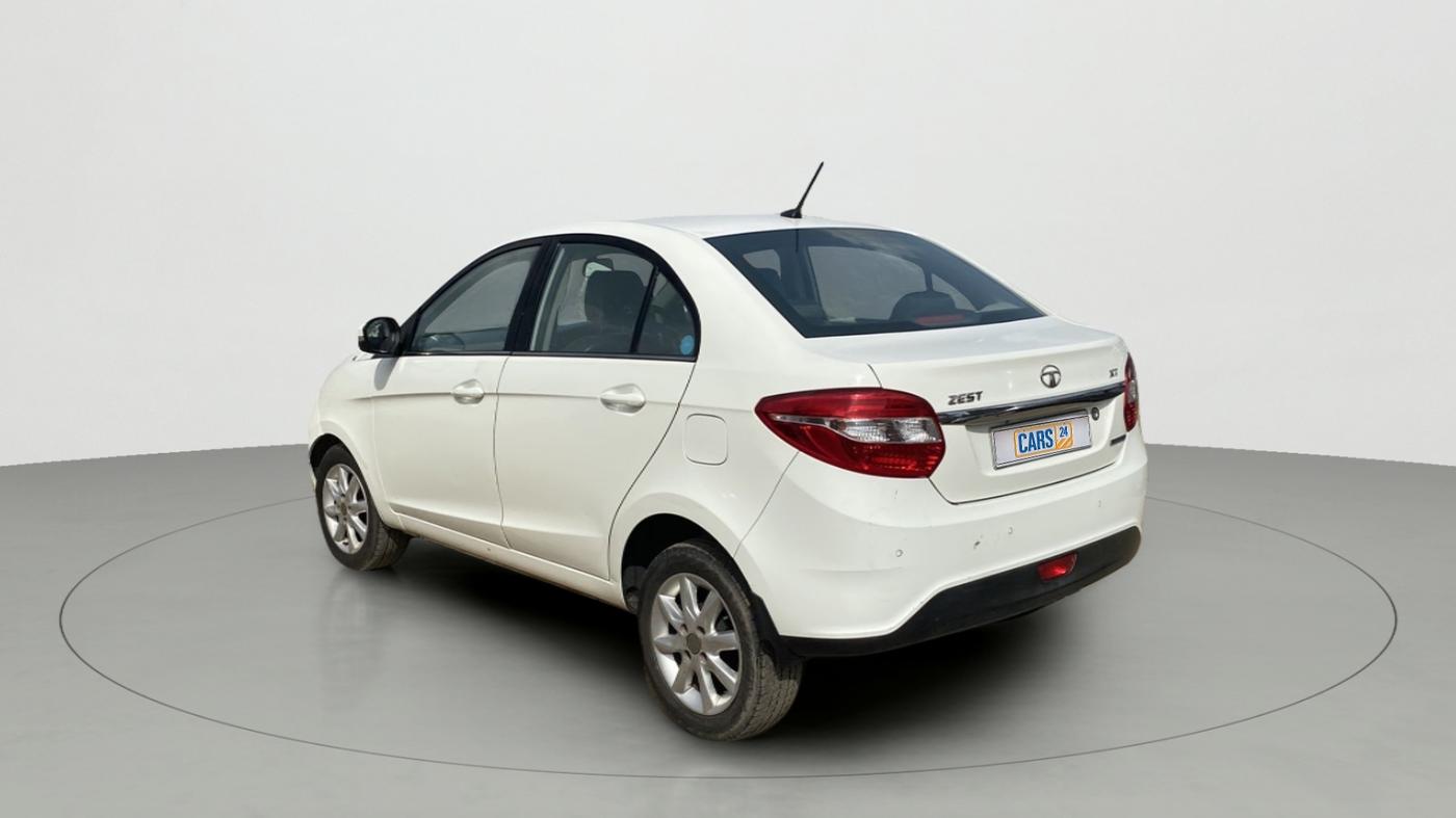 2017 Tata Zest XT PETROL, Petrol, Manual, 1,21,576 km, Left Back Diagonal