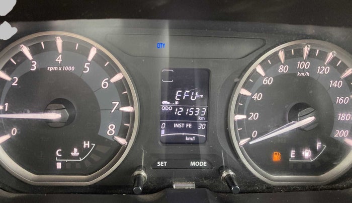 2017 Tata Zest XT PETROL, Petrol, Manual, 1,21,576 km, Odometer Image