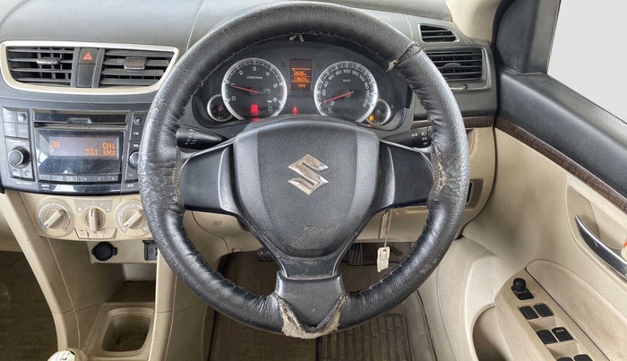 2015 Maruti Swift Dzire VDI ABS, Diesel, Manual, 1,18,604 km, Steering Wheel Close Up