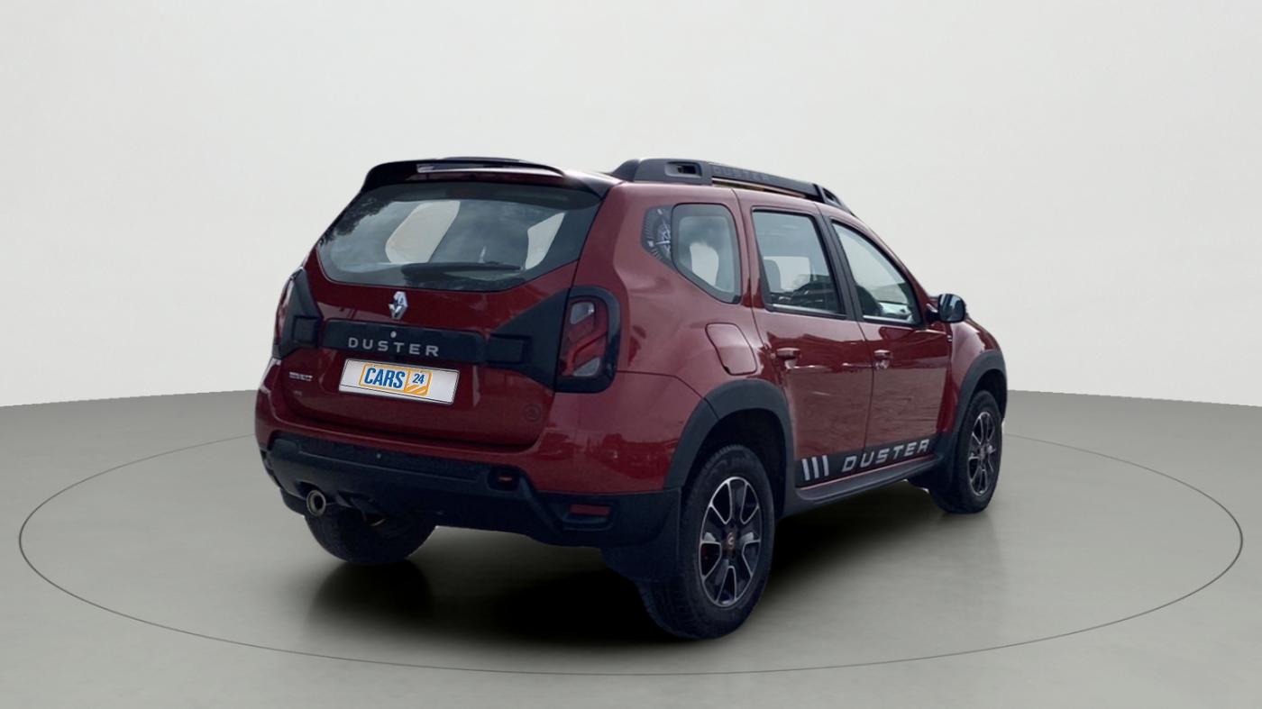 2018 Renault Duster RXS CVT, Petrol, Automatic, 21,993 km, Right Back Diagonal