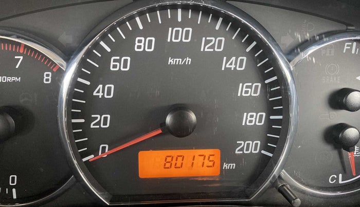 2010 Maruti Swift Dzire ZXI, Petrol, Manual, 80,313 km, Odometer Image