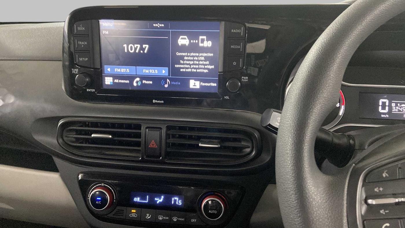 2021 Hyundai AURA SX+ 1.0 TURBO GDI MT, Petrol, Manual, 13,621 km, Air Conditioner