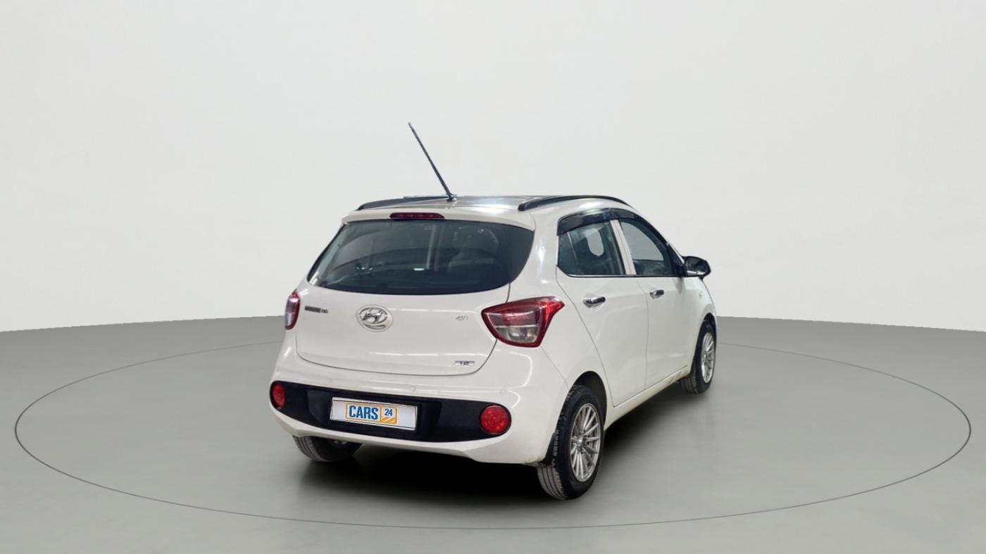 2018 Hyundai Grand i10 MAGNA 1.2 KAPPA VTVT, Petrol, Manual, 27,927 km, Right Back Diagonal