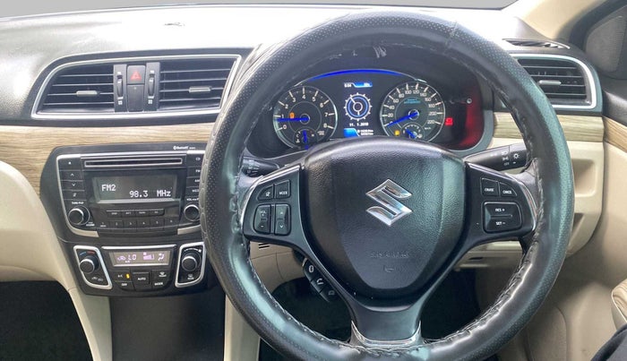 2018 Maruti Ciaz DELTA 1.5 SHVS MT PETROL, Petrol, Manual, 50,574 km, Steering Wheel Close Up