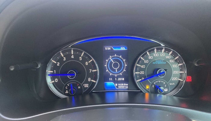 2018 Maruti Ciaz DELTA 1.5 SHVS MT PETROL, Petrol, Manual, 50,574 km, Odometer Image