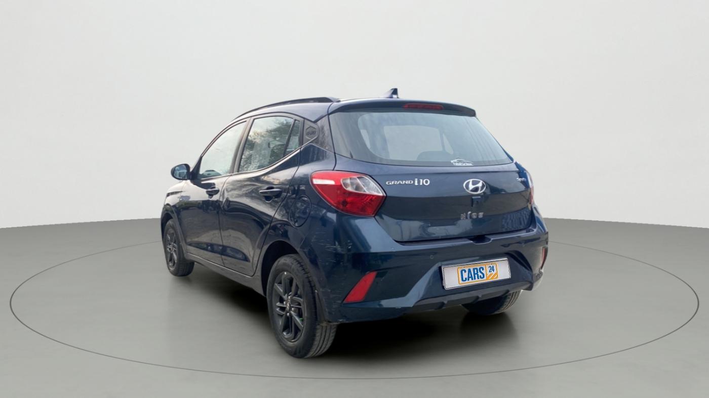 2019 Hyundai GRAND I10 NIOS SPORTZ AMT 1.2 KAPPA VTVT, Petrol, Automatic, 69,442 km, Left Back Diagonal