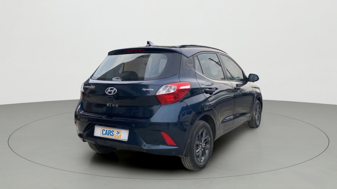 2019 Hyundai GRAND I10 NIOS SPORTZ AMT 1.2 KAPPA VTVT, Petrol, Automatic, 69,442 km, Right Back Diagonal
