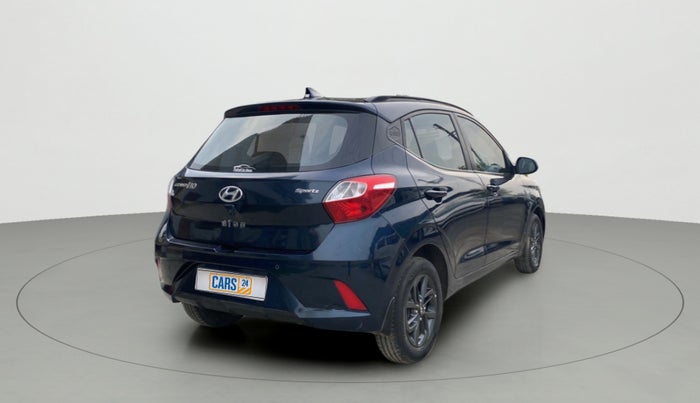 2019 Hyundai GRAND I10 NIOS SPORTZ AMT 1.2 KAPPA VTVT, Petrol, Automatic, 69,442 km, Right Back Diagonal