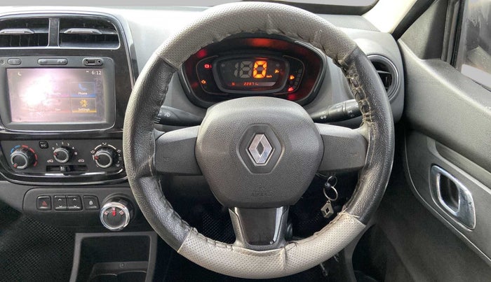 2018 Renault Kwid RXT 1.0 AMT (O), Petrol, Automatic, 22,865 km, Steering Wheel Close Up