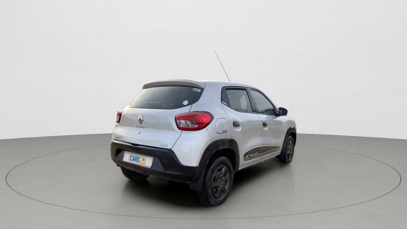 2018 Renault Kwid RXT 1.0 AMT (O), Petrol, Automatic, 22,865 km, Right Back Diagonal