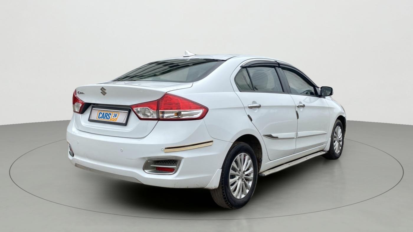 2017 Maruti Ciaz ZETA 1.4  MT PETROL, Petrol, Manual, 66,409 km, Right Back Diagonal