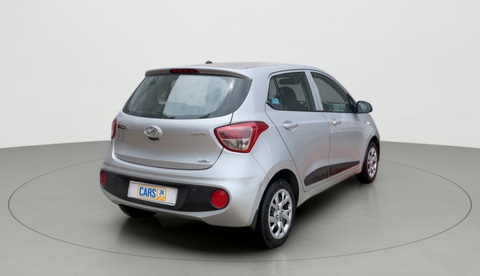 2017 Hyundai Grand i10 SPORTZ 1.2 KAPPA VTVT, Petrol, Manual, 32,367 km, Right Back Diagonal