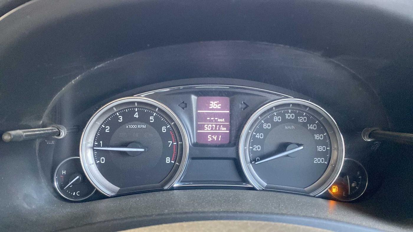 2016 Maruti Ciaz ZXI, Petrol, Manual, 50,709 km, Odometer Image