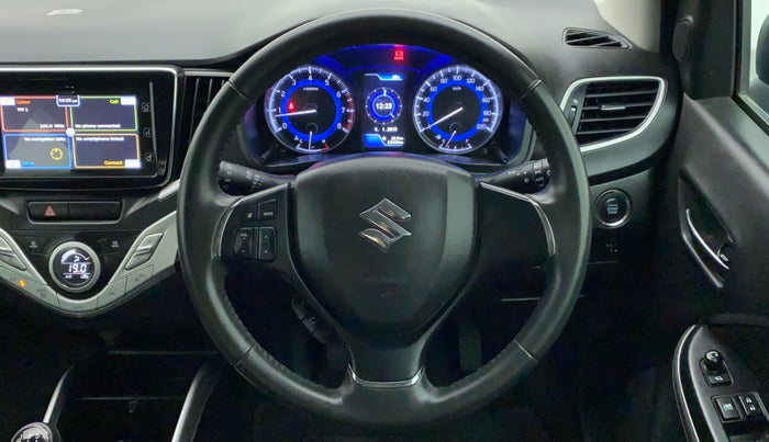 2018 Maruti Baleno ALPHA PETROL 1.2, Petrol, Manual, 32,758 km, Steering Wheel Close Up