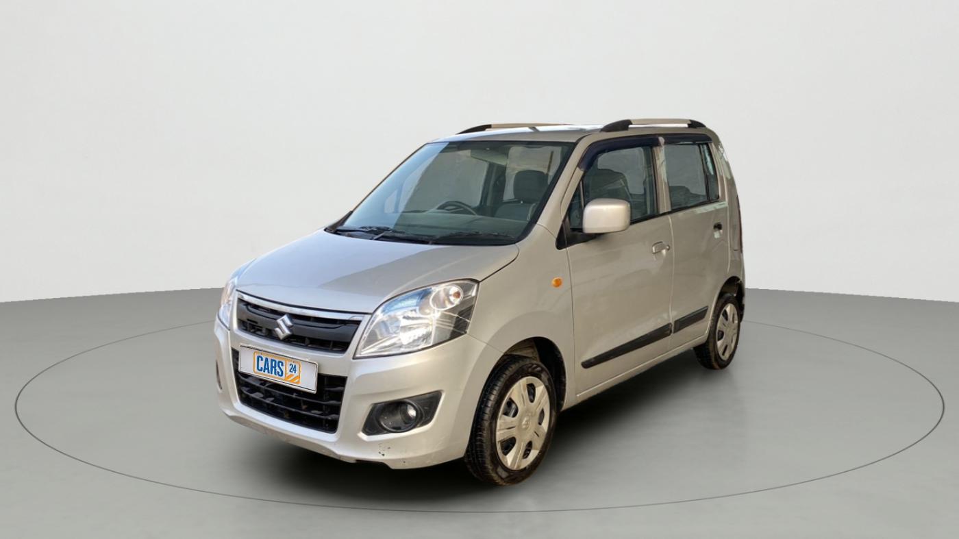 2015 Maruti Wagon R 1.0 VXI, Petrol, Manual, 37,345 km, Left Front Diagonal