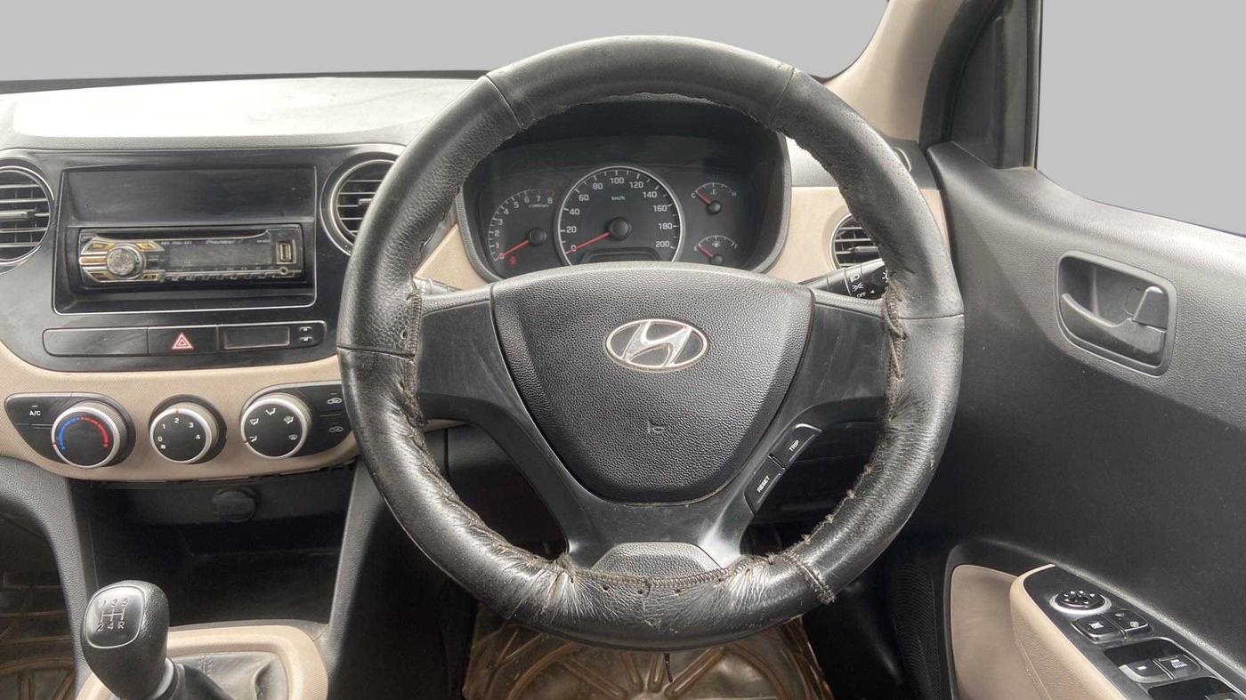 2014 Hyundai Grand i10 MAGNA 1.2 KAPPA VTVT, Petrol, Manual, 47,846 km, Steering Wheel Close Up