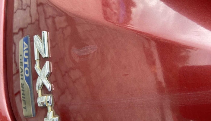 2017 Maruti Dzire ZXI PLUS AMT, Petrol, Automatic, 38,846 km, Dicky (Boot door) - Minor scratches