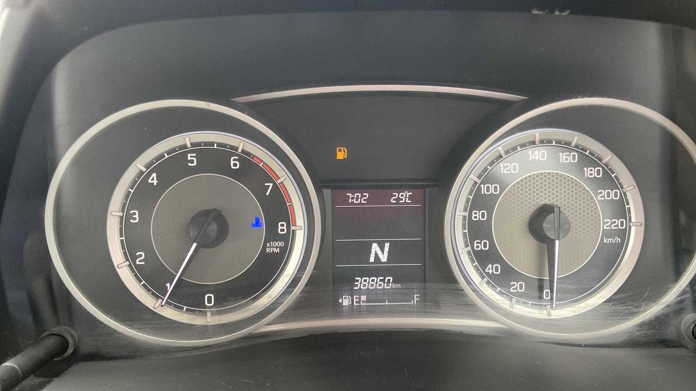 2017 Maruti Dzire ZXI PLUS AMT, Petrol, Automatic, 38,846 km, Odometer Image