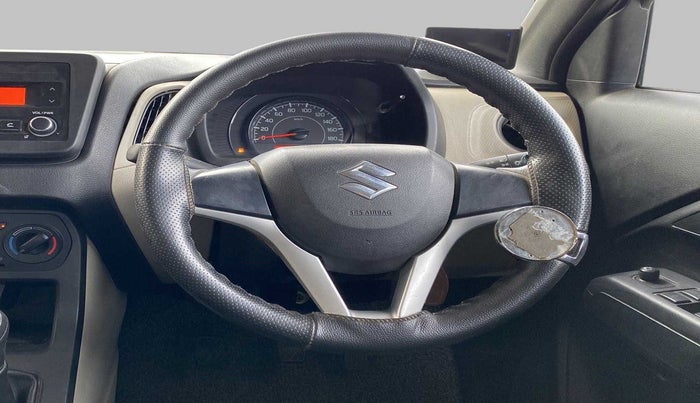 2019 Maruti New Wagon-R VXI 1.0, Petrol, Manual, 43,236 km, Steering Wheel Close Up