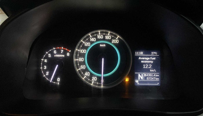2017 Maruti IGNIS ZETA 1.2 AMT DUAL TONE, Petrol, Automatic, 67,242 km, Odometer Image