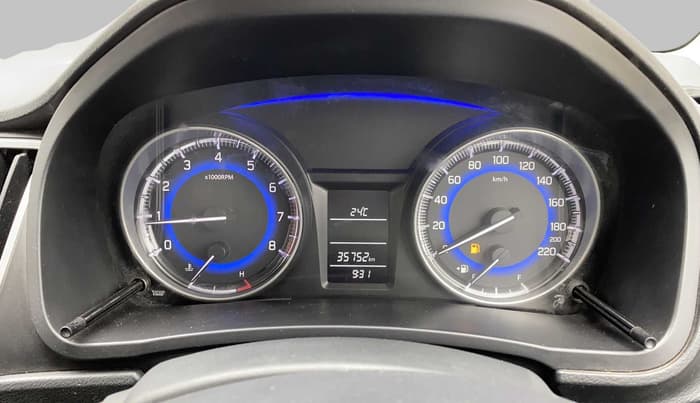 2016 Maruti Baleno DELTA PETROL 1.2, Petrol, Manual, 35,748 km, Odometer Image