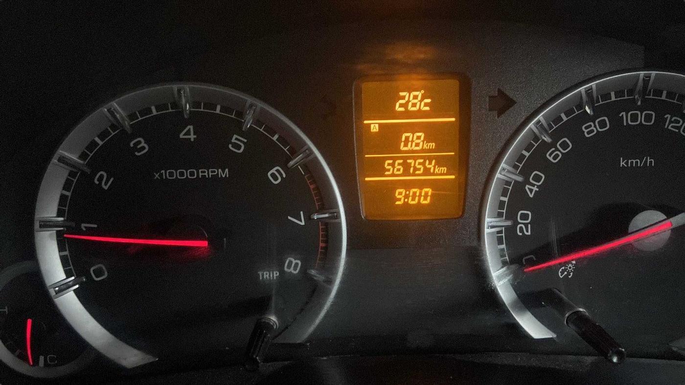 2014 Maruti Swift ZXI, Petrol, Manual, 56,753 km, Odometer Image