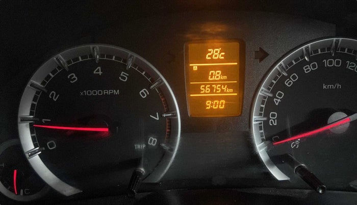 2014 Maruti Swift ZXI, Petrol, Manual, 56,753 km, Odometer Image