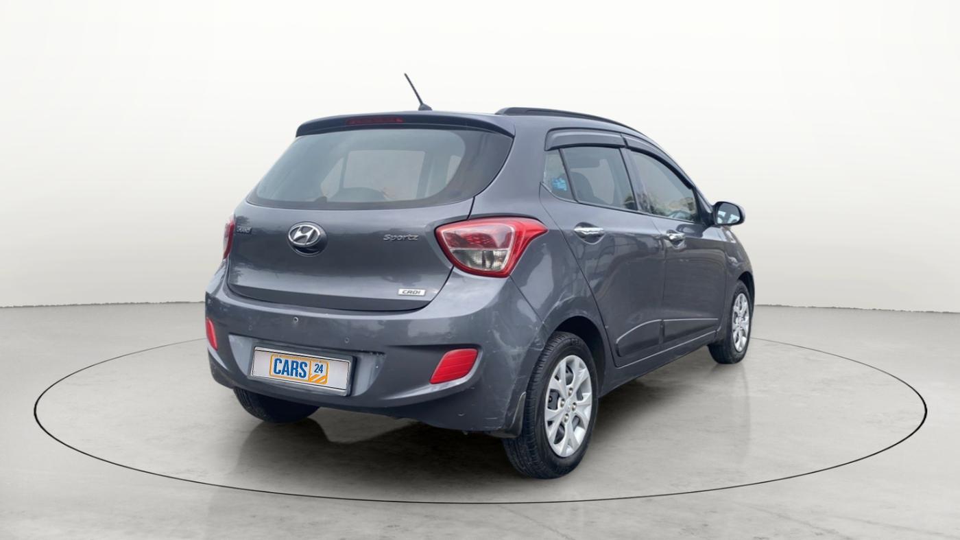 2014 Hyundai Grand i10 SPORTZ 1.1 CRDI, Diesel, Manual, 61,069 km, Right Back Diagonal
