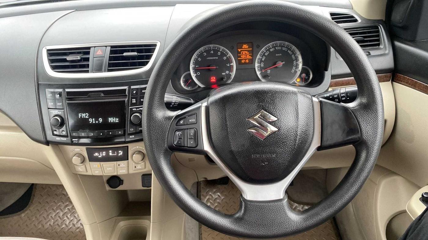 2012 Maruti Swift Dzire ZXI, Petrol, Manual, 49,403 km, Steering Wheel Close Up
