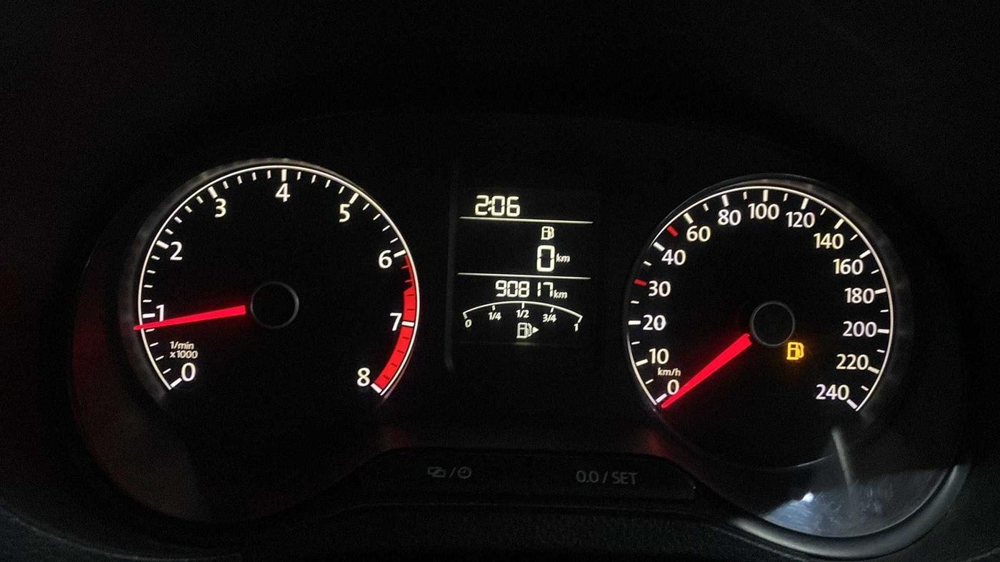 2018 Volkswagen Ameo COMFORTLINE 1.0L, Petrol, Manual, 90,811 km, Odometer Image