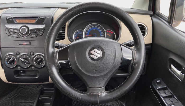 2017 Maruti Wagon R 1.0 VXI + (O) AMT, Petrol, Automatic, 34,032 km, Steering Wheel Close Up