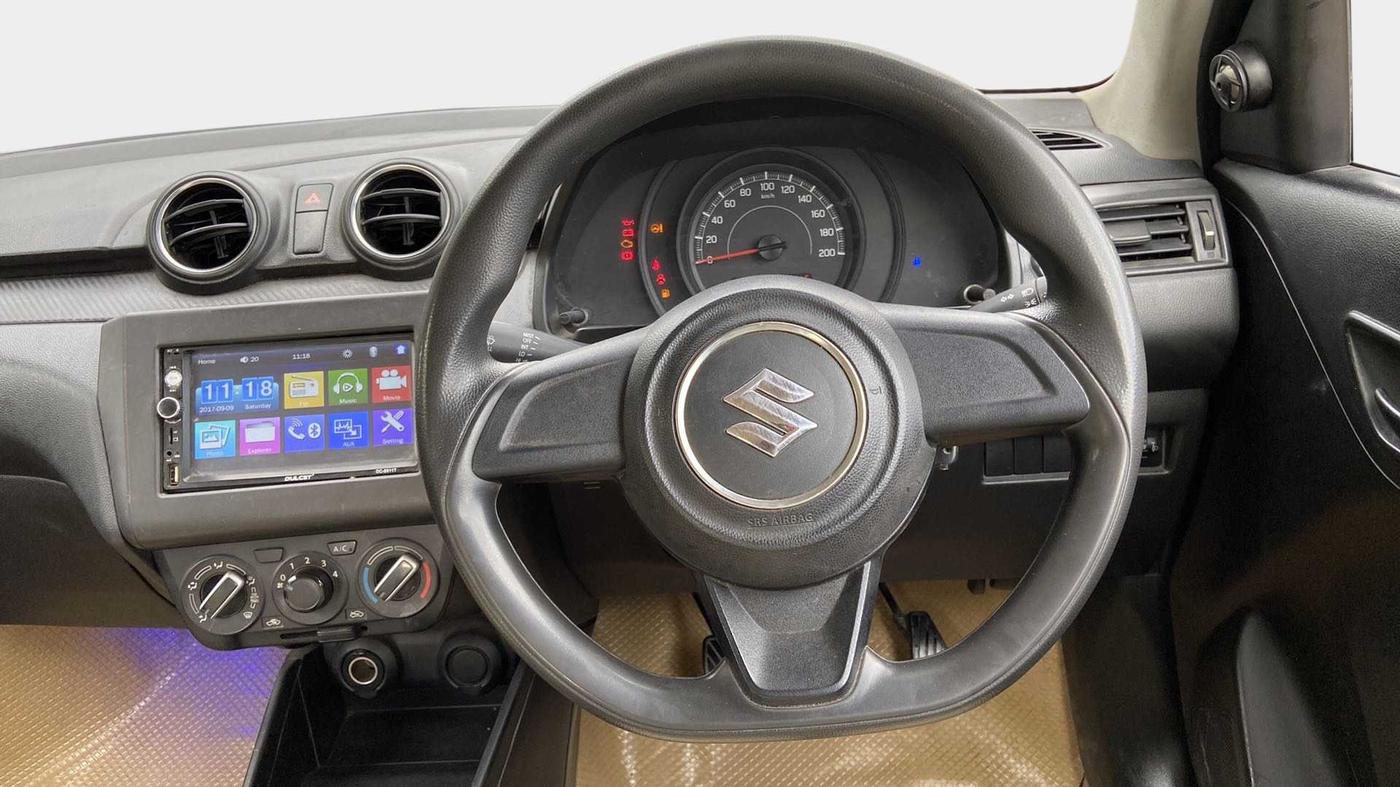 2019 Maruti Swift LXI, Petrol, Manual, 34,936 km, Steering Wheel Close Up