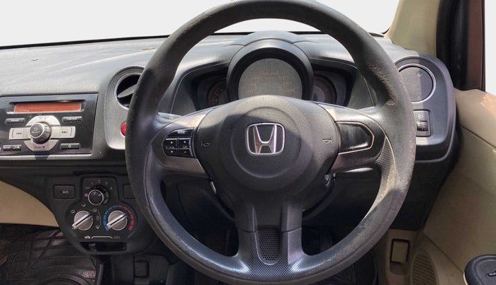 2014 Honda Amaze 1.5L I-DTEC S, Diesel, Manual, 97,980 km, Steering Wheel Close Up
