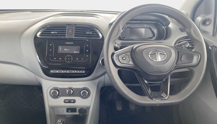 2021 Tata TIGOR XZ PETROL, Petrol, Manual, 7,245 km, Steering Wheel Close Up