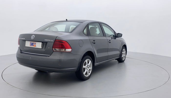 2014 Volkswagen Vento HIGHLINE DIESEL 1.6, Diesel, Manual, 1,10,399 km, Right Back Diagonal