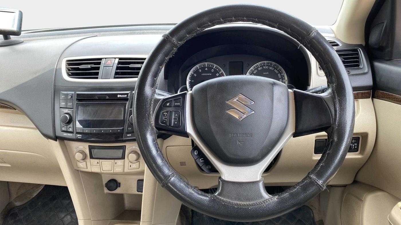 2015 Maruti Swift Dzire ZXI, Petrol, Manual, 32,193 km, Steering Wheel Close Up