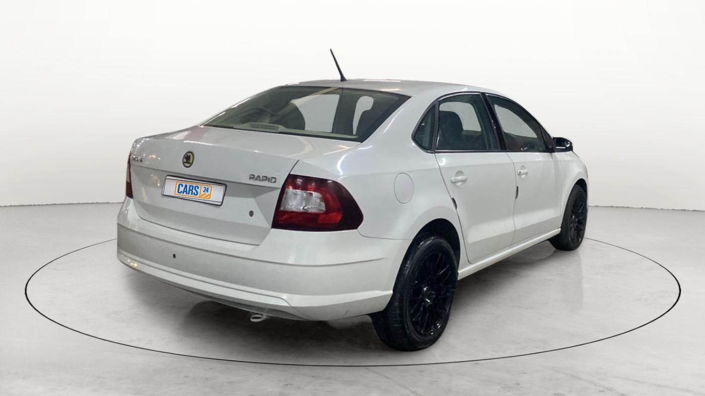 2020 Skoda Rapid ACTIVE 1.0 TSI, Petrol, Manual, 45,177 km, Right Back Diagonal