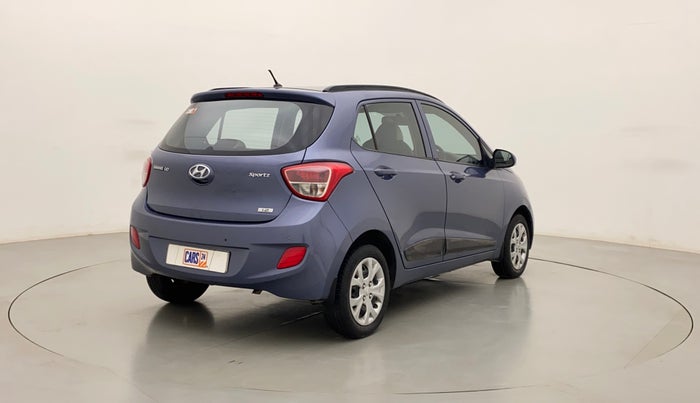 2015 Hyundai Grand i10 SPORTZ 1.2 KAPPA VTVT, Petrol, Manual, 46,867 km, Right Back Diagonal