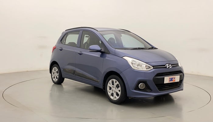 2015 Hyundai Grand i10 SPORTZ 1.2 KAPPA VTVT, Petrol, Manual, 46,867 km, Right Front Diagonal