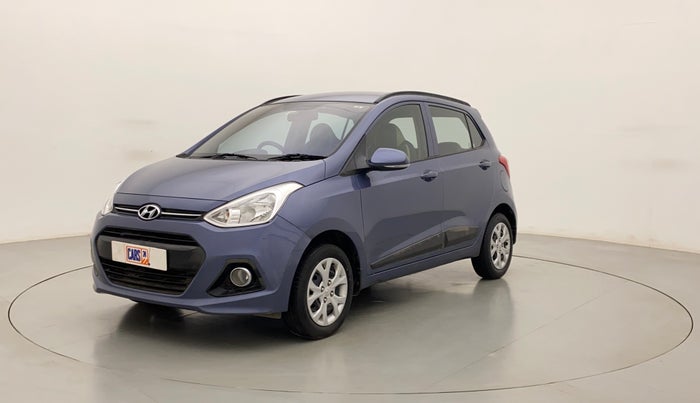2015 Hyundai Grand i10 SPORTZ 1.2 KAPPA VTVT, Petrol, Manual, 46,867 km, Left Front Diagonal
