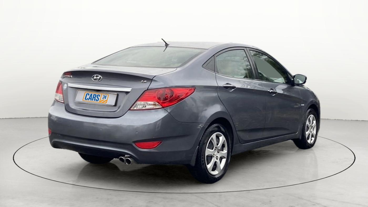 2013 Hyundai Verna FLUIDIC 1.6 VTVT EX, Petrol, Manual, 71,713 km, Right Back Diagonal