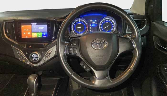 2019 Toyota Glanza V CVT, Petrol, Automatic, 63,600 km, Steering Wheel Close Up