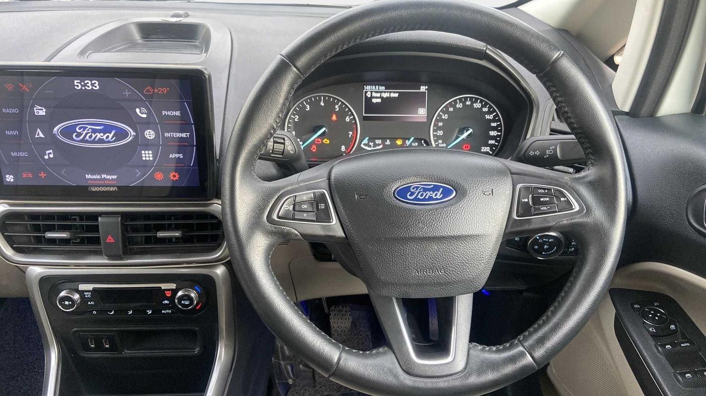 2020 Ford Ecosport TITANIUM + 1.5L PETROL, Petrol, Manual, 14,618 km, Steering Wheel Close Up