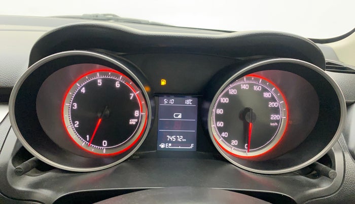 2021 Maruti Swift ZXI, Petrol, Manual, 74,571 km, Odometer Image
