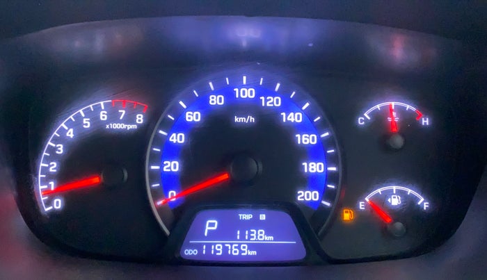 2016 Hyundai Xcent S AT 1.2, Petrol, Automatic, 1,19,769 km, Odometer Image