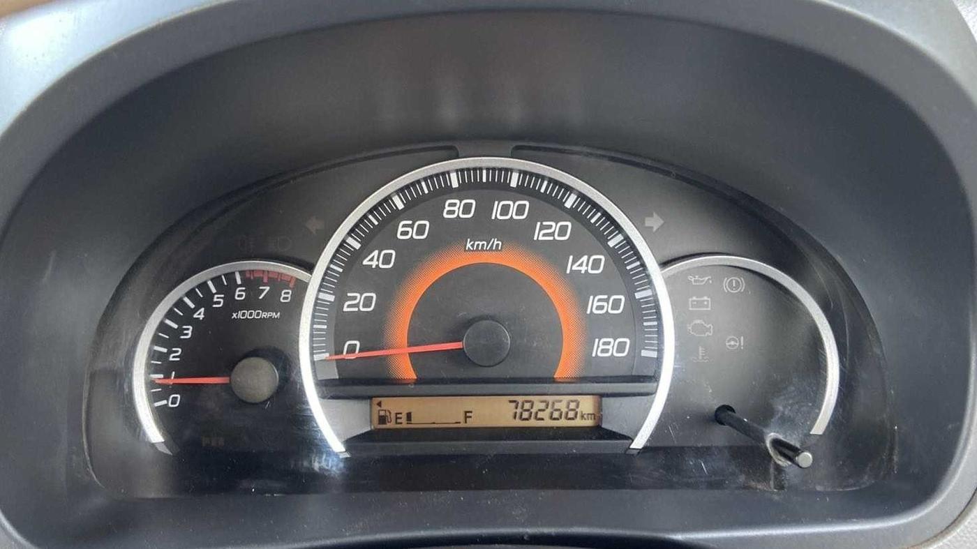 2012 Maruti Wagon R 1.0 VXI, Petrol, Manual, 78,259 km, Odometer Image